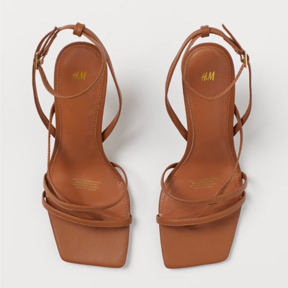 H&M Brown Strappy Heels - Picture 3 of 8